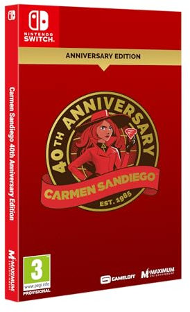 Carmen Sandiego 40th Anniversary Edition Nintendo Switch