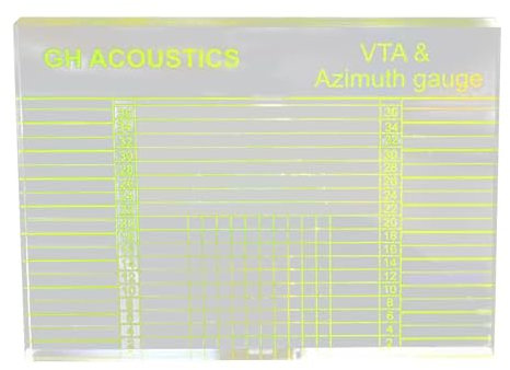 Gauge Alignment Block Ruler - VTA & Cartridge - Alignment Ruler, LP Turntable Measuring Phono | Turntable Prospactor for Measuring and Balancing Turntable