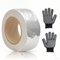 ZMDMAH Dichtband Selbstklebend Wasserdicht Bitumenband,Dachpappe Selbstklebend Wasserdichtes Klebeband Wetterfestes Reparaturband für DachgäRten PoolhäUser 5cm × 5m mit Arbeitshandschuhe