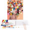 EFOTIML Pintura por Números Kit para Adultos Principiantes y Niños Edades 8-12, 1pcs 16x20 Canva para Kits de Pintura para Adultos en Colorido Caja (sin marco) - Flores de la niña