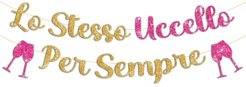 Addio al Nubilato Gadget, Lo Stesso Uccello Per Sempre Striscione, Decorazioni Accessori Addio al Nubilato Sposa