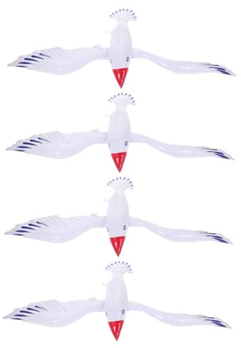 Warmhm 4stücke Aufblasbarer Vogel Poolspielzeug Aufblasbares Dekor Stranddekor Partydekor Für Junge Mädchen Und Erwachsene