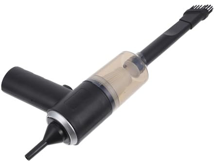 Alipis Autoreiniger handstaubsauger tierhaare entfernen Vielseitiger bürstenaufsatz Autostaubsauger Mini Auto Autogebläse Staubsaugeraufsatz Nasssauger Abs Black
