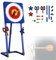 Cible de lancer de hache pliable avec haches et fléchettes, jeu d'extérieur pour la famille, les amis et le bureau pour soulager le stress