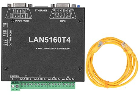 Mavaol 4 Achsen Controller -Treiber 2 in 1 Ethernet -Schnittstelle CNC Motion Control Board für