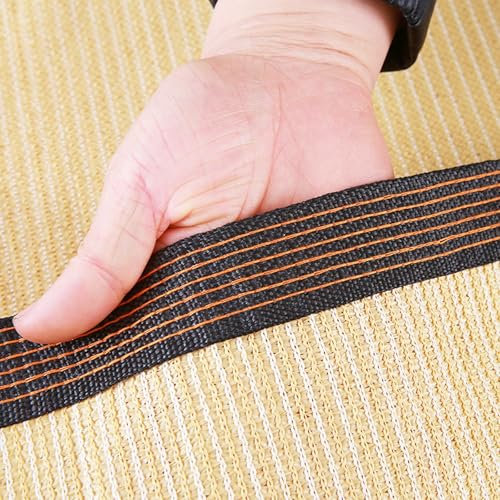 AJTXCSFOQL Filet d'Ombrage Potager 1m 4m 2m 3.0m 6m 8m 12m 15m, Protection Solaire 80% UV Tissu D'Ombrage, Beige Voile d'ombrage pour Patio Jardin Pergola Terrasse Extérieur Serre(1 x 5m)