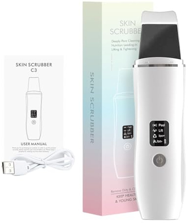 Electric Skin Spatula - Ultrasonic Cleaning Wand, Portable Beauty Tool, Safe Device | Innovative Design with Microcurrent Pulse Function
