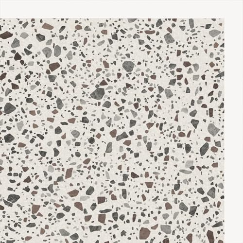 d-c-fix Fliesenaufkleber Wand Terrazzo Beige (30,5 x 30,5 cm) 6er Pack | Klebefliesen für Küche, Bad & Küchenrückwand – selbstklebend & wasserdicht