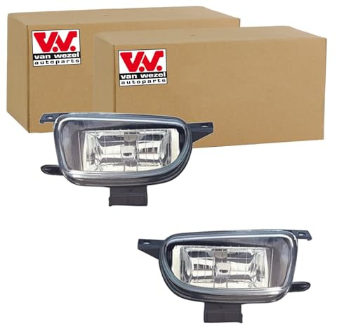 2x Van Wezel Nebelscheinwerfer Set links+rechts | 5875995 + 5875996 passend für Transporter