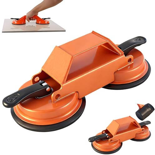Saugnapf,Saugheber Fliesen,Laminatboden Reparatur Werkzeug,Laminatboden Verlegungswerkzeug,Verstellbares Werkzeug Reparatur Laminatböden für Glas,Marmors,Laminat & Terrassenplatten,Glassauger