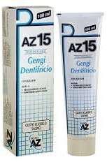 AZ Dentifricio 100 ml - Pasta - Non aromatizzato - Per la pulizia quotidiana dei denti e l'igiene orale