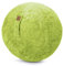Sitting Ball Fluffy Webplüsch Sitzball, kuscheliger Gymnastikball, Fitnessball mit Plüschstoff, Yogaball, ca. 65 ⌀, bei 30° waschbar, Mittelgrau