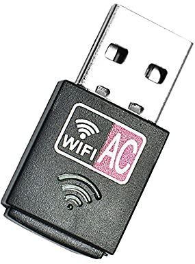 C23 USB WLAN Adapter 600Mbps – Dualband WiFi Stick 2.4GHz & 5GHz – Mini Wireless Netzwerkadapter für PC Laptop – Kompatibel mit Windows Linux macOS – USB 2.0 Plug and Play