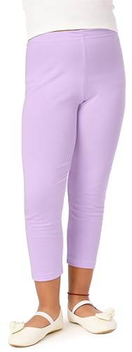 Merry Style Mädchen 3/4 Leggings aus Viskose MS10-131 (Hellviolett, 140 cm)