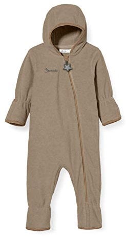 Sterntaler Unisex Baby Overall, Braun Melange, 68