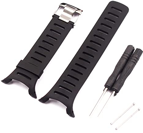 JTMM Ersatz-Armband aus Silikon für Suunto T Series T1 T1C T3 T3C T3D T4C T4D Uhrenarmband für Herren