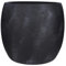 MICA Decorations Lester Pot de Fleurs - H35 x Ø38 cm - Terre Cuite - Noir