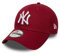 New Era New York Yankees MLB League Essential Rosso 9Forty Berretto Regolabile per Bambini