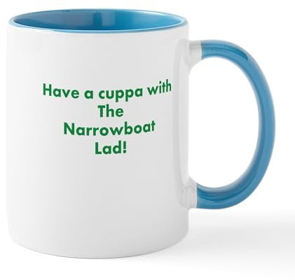 CafePress Have A Cuppa with The Narrowboat Lad! Mugs 11 oz (325 ml) Ceramic Coffee Mug