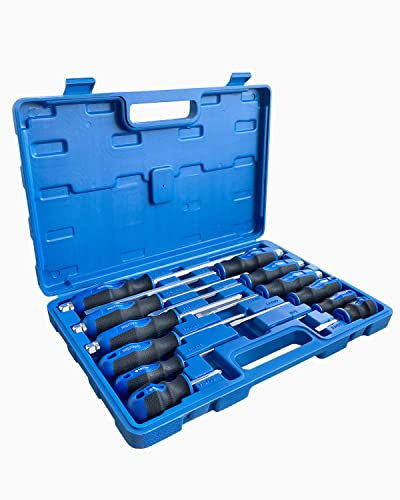 ROTATION 12pc Screwdriver Set Silver Head