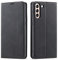 QLTYPRI Hülle für Samsung Galaxy S23, Premium Dünne Ledertasche Handyhülle mit Kartenfach Ständer Flip Schutzhülle Kompatibel mit Samsung Galaxy S23 - Schwarz