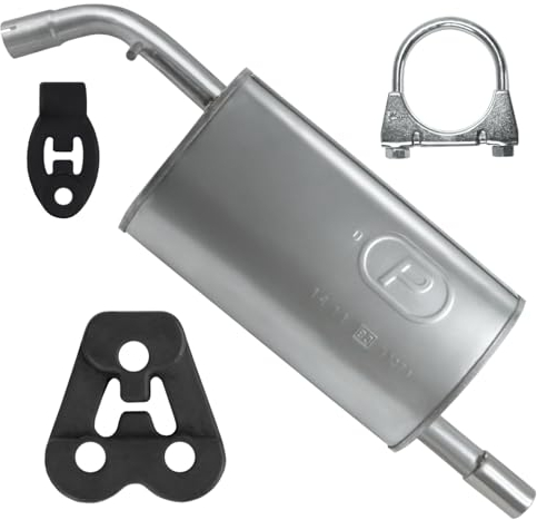 Polmo Schalldämpferset Auspuff Endtopf für Mitsubishi Colt 6 VI Z30 2004-06/2012 1.1 1.3 Schrägheck