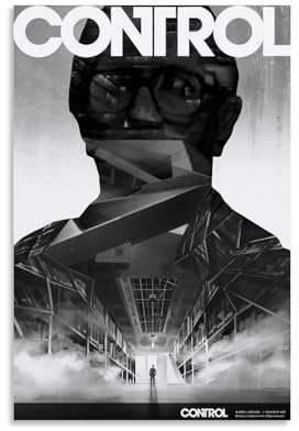 VALBEL Poster, Motiv: Control's Game, dekoratives Gemälde, Leinwand, Wandposter und Kunstdruck, modernes Familienschlafzimmer, Dekoration, Poster, 40 x 60 cm