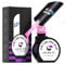 Jelly Pink Gel Nail Glue 6 in 1: Base Coat UV Nail Polish for Acrylic Nail Tips, Press ons, Salon Professionals Manicure Beginner Enthusiast, Nail Art DIY at Home