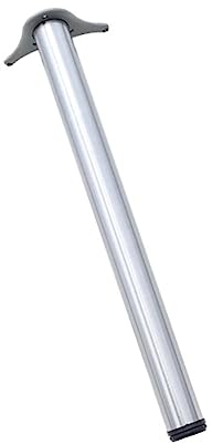 durante Tischbein höhenverstellbar Edelstahl Optik gebürstet TFD23 Höhe 820 mm Durchmesser 60 mm inkl. Montagematerial Möbelfüße Tischfüße Tischbeine Möbel Arbeitsplatten Esstische Tische