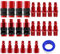 Qaautor Kit de Coupleur d'air et de Bouchon d'air 25 Pièces, Raccords NPT 1/4 Pouces, Ensemble de Raccords d'air pour Compresseur d'air, Raccords de Connexion de Tuyau d'air