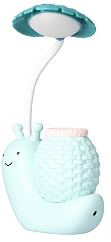 Marhynchus Schreibtischlampe mit Stifthalter, LED-Schreibtischlampe mit Stifthalter, Cartoon-Halter, Mehrere Funktionen, USB-Aufladung, Niedliche Schreibtischleuchte für Studenten, Lampe