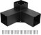 Kit Pergola, Staffa Del Gazebo, Staffa Angolare In Legno Kit Post Base Fai -Da -Te, Galvanizzato A Polvere Galvanizzata Posta Di Gazebo Completamente Saldata Per Il Legno Di (Buachoissqp-12)