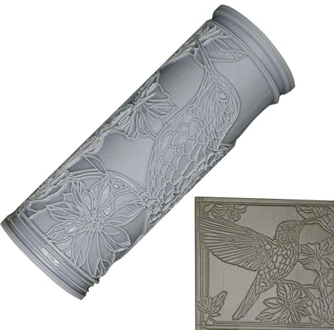 Rouleaux texturés pour peinture et argile, rouleau à motifs, rouleau à texture en silicone, rouleau à pâtisserie en argile fait à la main, rouleau à main texturé, outils en céramique pour bricolage