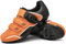 Hiuzylqx Herren & Damen Mountainbike Schuhe MTB Fahrradschuhe kompatibel mit SPD 2 Schrauben mit Cleats Atmungsaktive Outdoor-Radschuhe Fahrrad Spin MTB Schuhe,Orange,42 EU