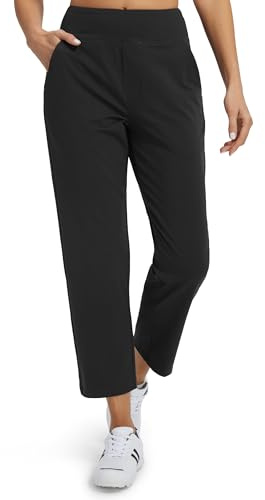 Libin Pantalones Vestir Casuales Mujer 7/8 Jogger Negro XL