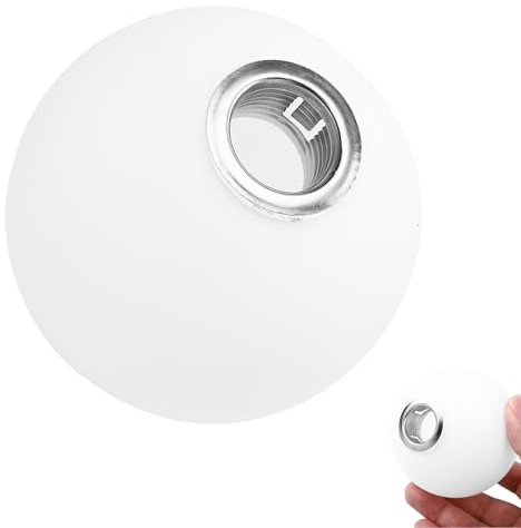 GAROZATION Ersatzglas Lampenschirm Kugelförmig Mattiert 8cm für Tisch und Wandlampen mit G9 Fassung für Büro und Zuhause