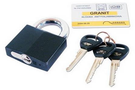 BSD Cadenas GRANIT 2 contre cambrioleur LOB