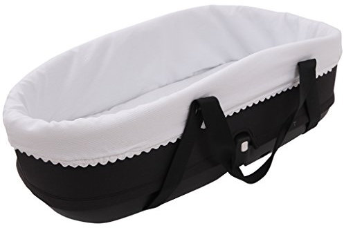 Tititnins® - Funda Capazo Goma para Bugaboo Bee 6 | Cubre Capazo Cuco Bebe | Vestidura Carro | Paredes Acolchadas | Algodón 100% | Pique Blanco