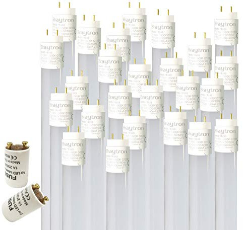 ENERGMiX 25 LED Röhre Tubes Röhrenlampe Leuchtstoffröhre Nanoröhre 24w 150cm 2280 Lumen G13 kaltweiss inkl. LED Starter