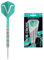 TARGET Rob Cross 22g 80% Tungsten Steel Tip Darts Set Dartpfeile, Silber und Aqua, 22 g