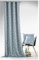 heimtexland ® Ösenschal Blickdicht Exclusiv Struktur Vorhang Gardine weichfliesend HxB 245x140 Petrol Blau Typ594