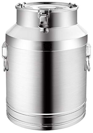 Milchkanne Eimer 201 Edelstahl Milchtransportfässer Weinkübel Milchkännchen Tote Krug Luftdichter Teespeicherbehälter Mit Versiegeltem Deckel Schwerlast Flüssigkeitsspeicherung,6L