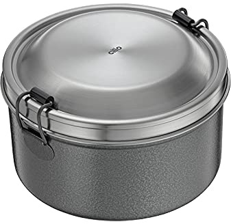 Cilio Lunchbox Monte in unterschiedlichen Größen und Farben (anthrazit, rund)