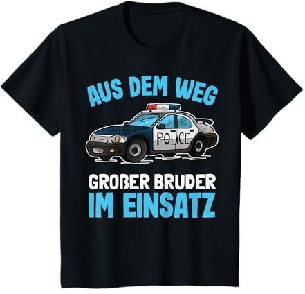 Großer Bruder Shirt Polizei | Großer Bruder Polizei T-Shirt