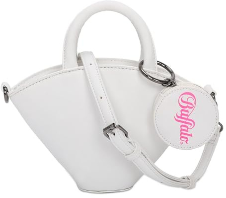 Buffalo Damen Sculpt Muse White Handtasche