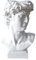 Operitacx David Statue Pen Holder Griechische Resin Skulptur Für Stifte Blumen Und Dekoration Im Minimalistischen Stil Für Büro Und Zuhause Als Kreativer Schreibtisch Organizer