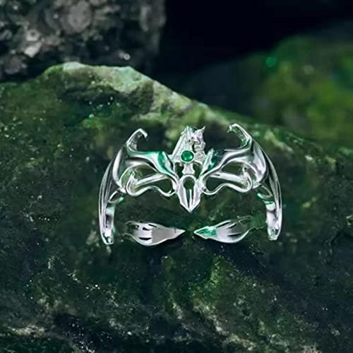 XJruixi Anime Ulquiorra Cifer Ring Opening Adjustable Party Cosplay Rings Jewelry Unisex Gift Prop Accessories