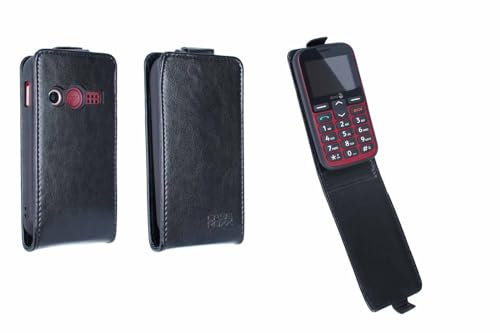 caseroxx Flip Cover for Doro 1380/1381, Case (Flip Cover in black)
