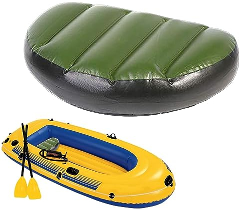pologmase Kajak-Sitzkissenpolster | Aufblasbare Sitzkissen für Fischerboote | Faltbare Kajak-Sitzpolster, tragbare aufblasbare Sitzpolster für den Außenbereich, PVC-Sitzkissen für Camping, Kanu, Boot