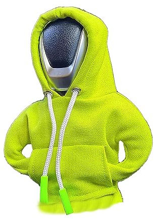 MOREASE Schalthebel Hoodie, Schaltknauf Überzug für Dekoratives Autozubehör (Grün)